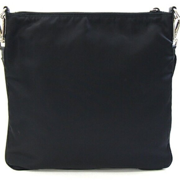 PRADA Black Leather Shoulder Bag - Picture 2 of 9